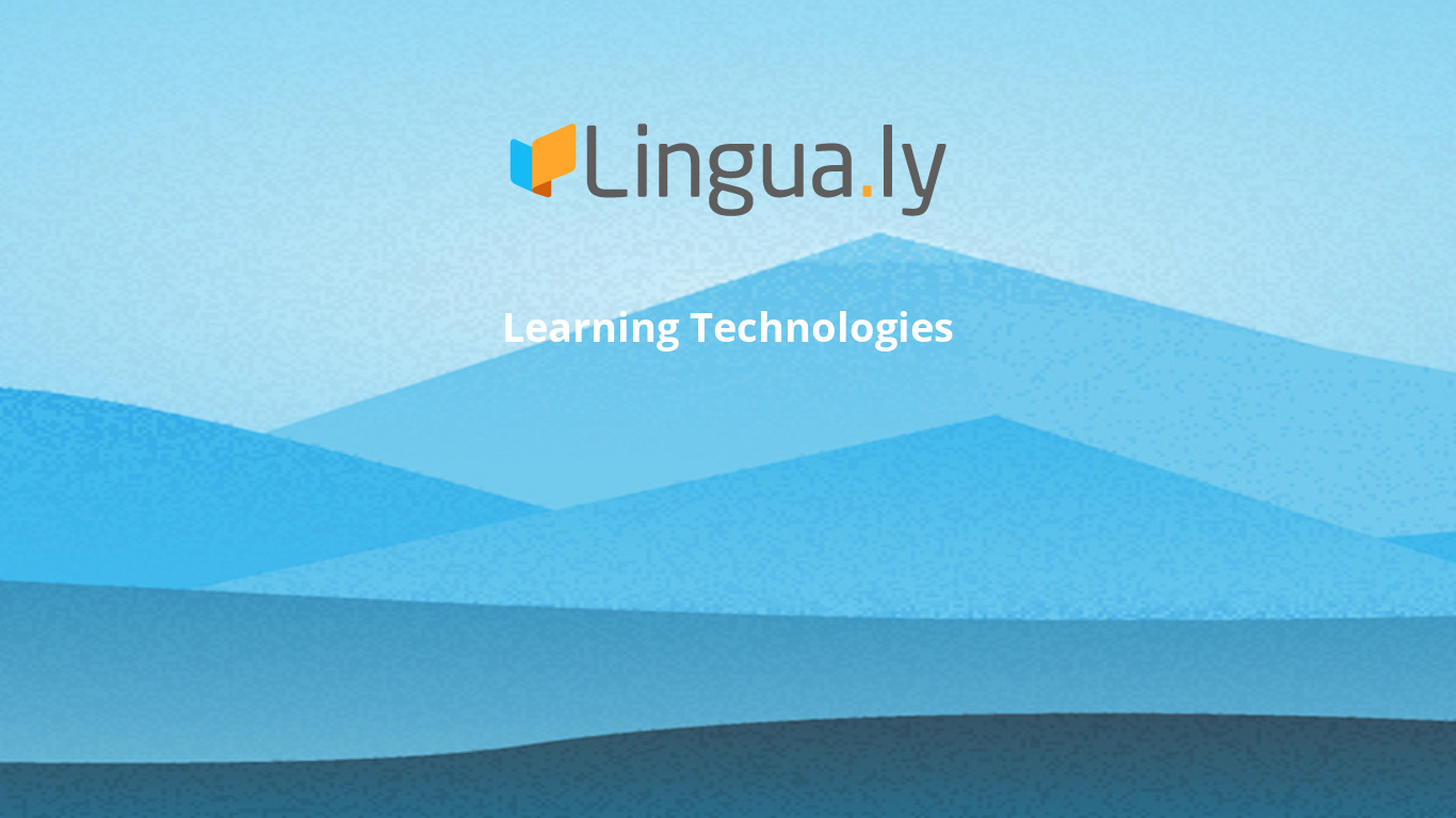 Lingua.ly.ly Landing page