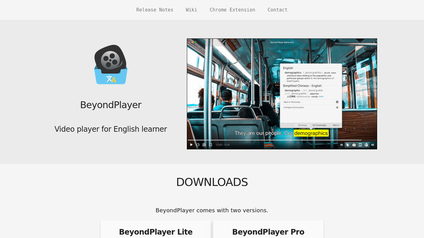 Source Player Landing Page