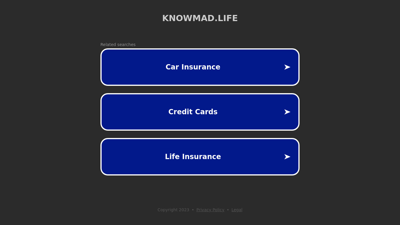 Knowmad Life Landing page