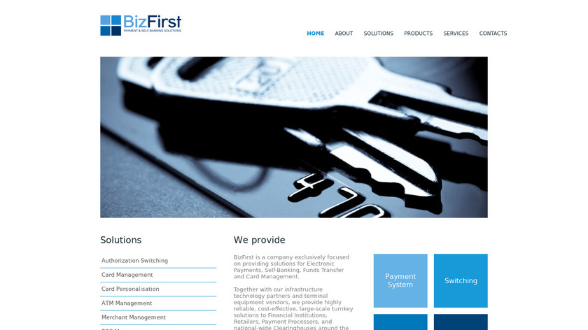 BizFirst Landing Page