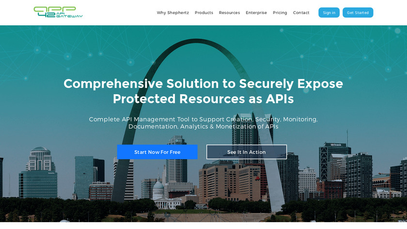 App42 API Gateway Landing Page