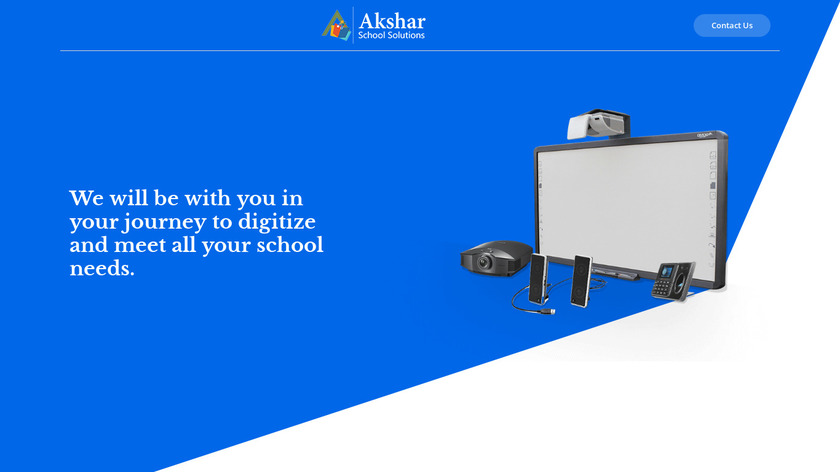 Akshar School Solutions Landing Page