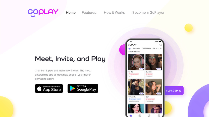 GoPlay Landing Page