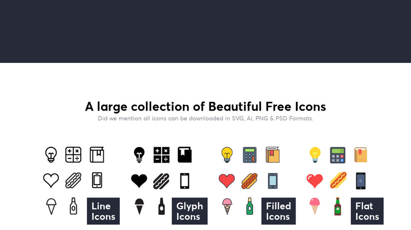 Icon Shop Landing Page