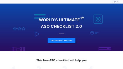 App Store Optimization (ASO) Checklist image