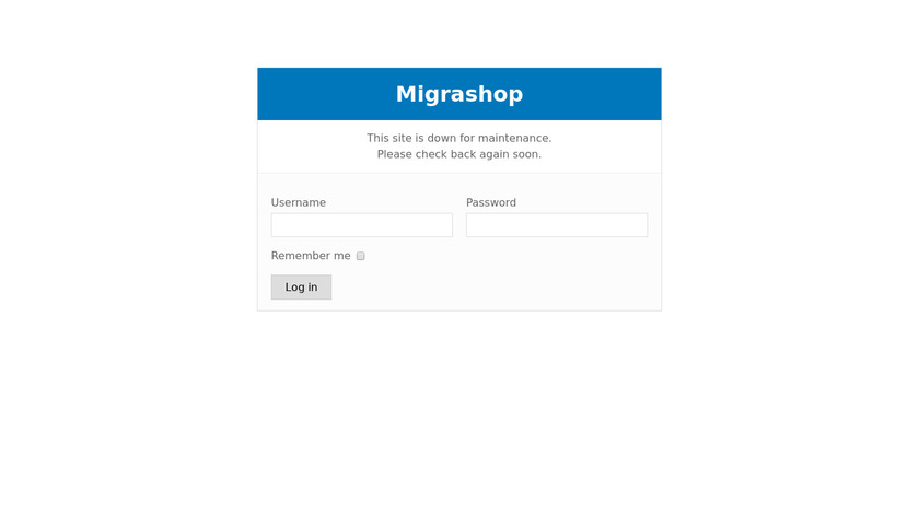 Migrashop Landing Page