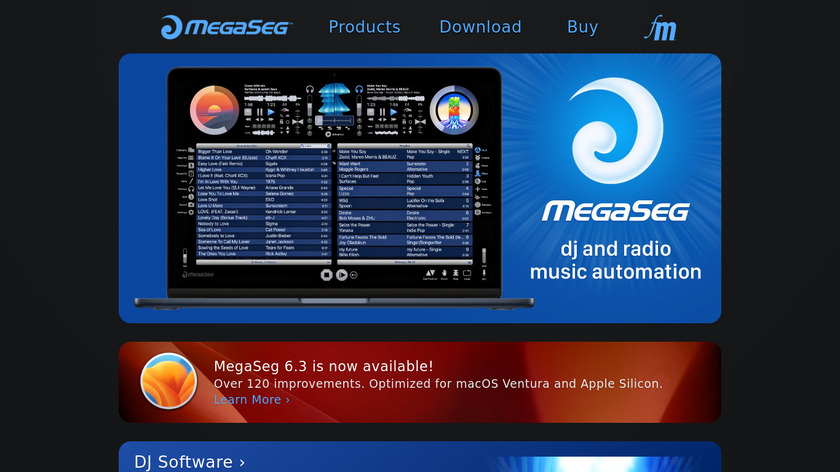MegaSeg Landing Page
