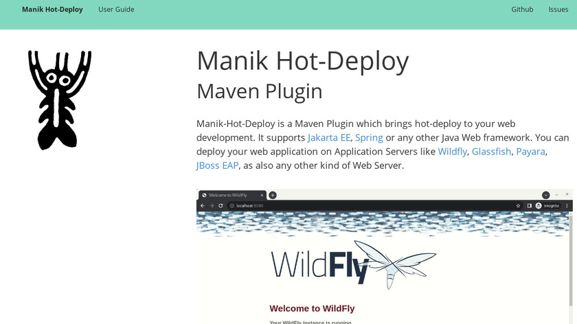 manik-hot-deploy Landing Page