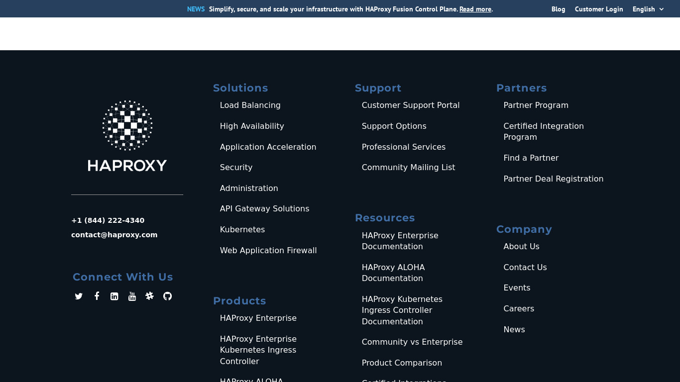 HAProxy Enterprise Edition Landing page