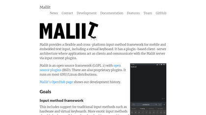 Maliit Virtual On-screen Keyboard image