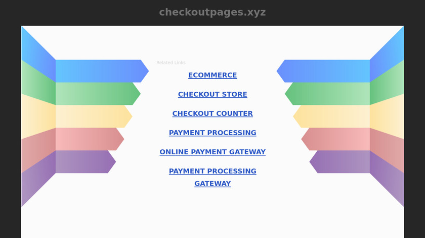 Checkout Pages (new url: pages.xyz/type/checkout) Landing Page