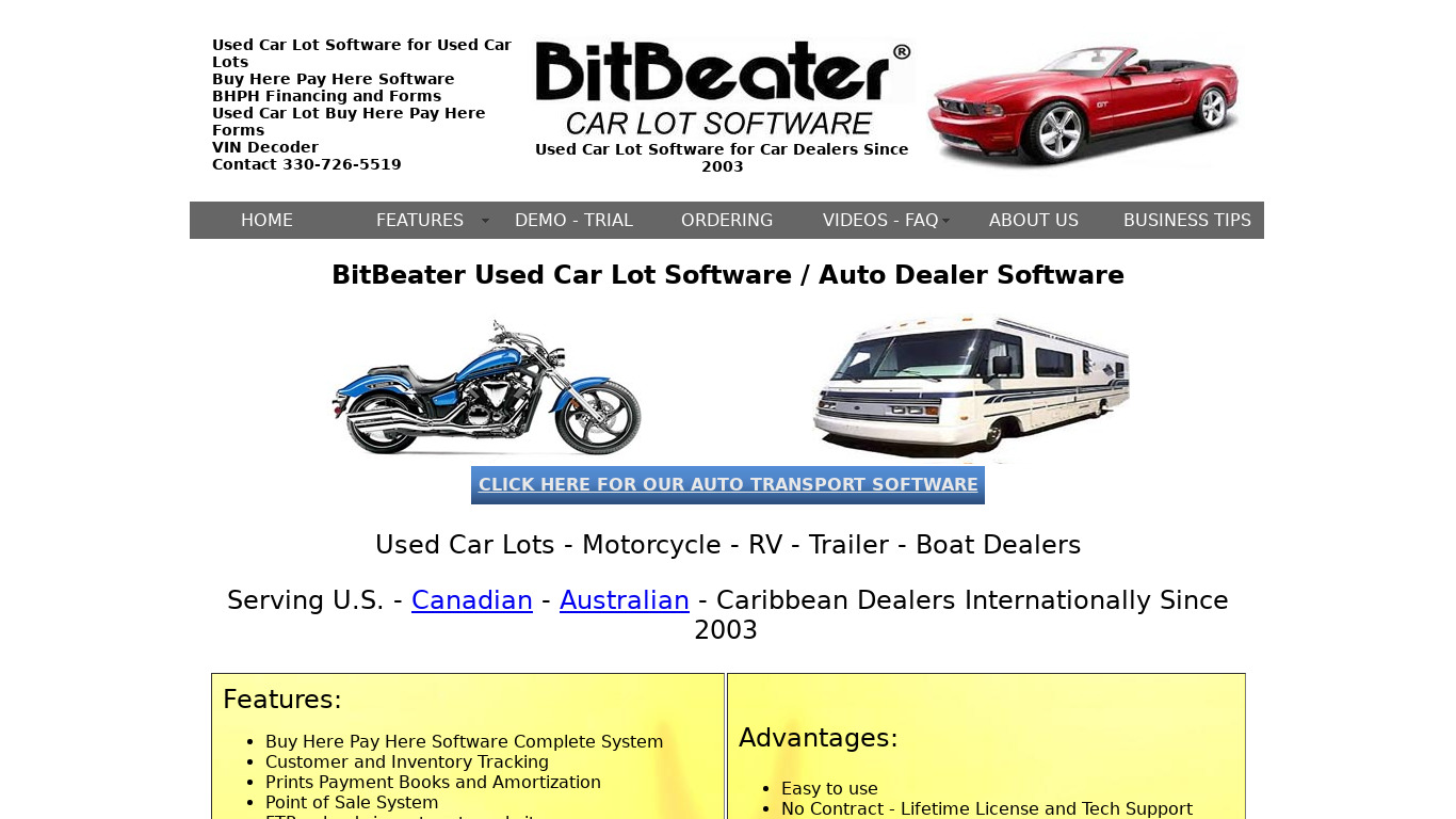 BitBeater Landing page