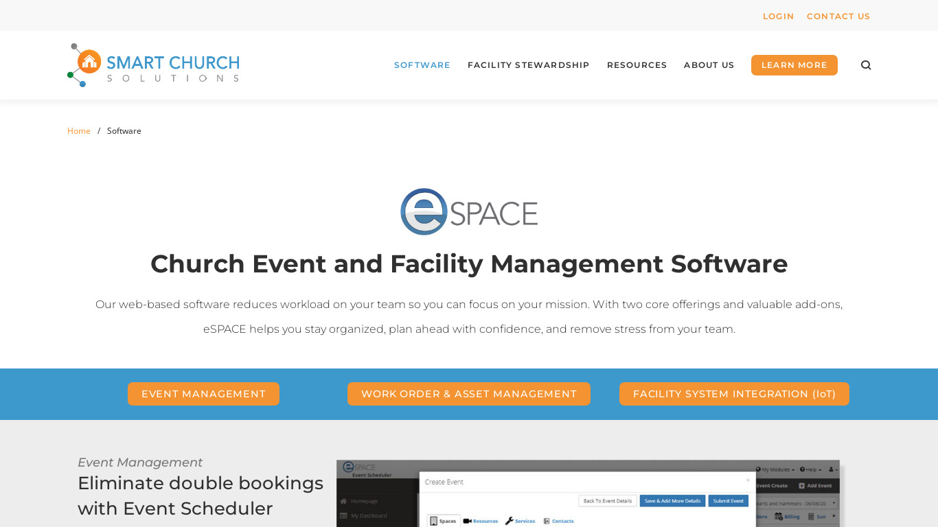 eSPACE Landing page
