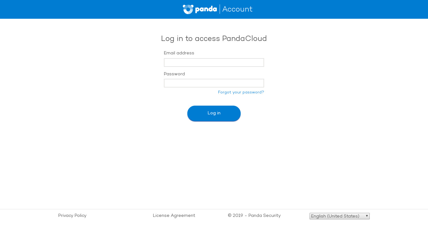 Panda Cloud Office Protection Landing page