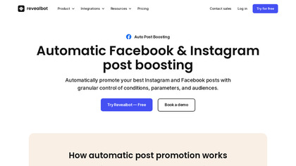 Auto Post-Boosting by Revealbot image