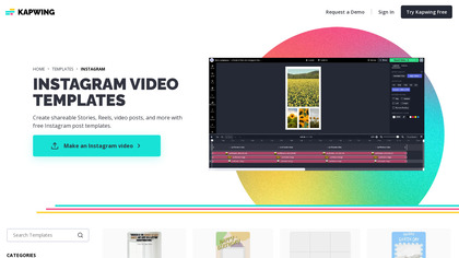 Instagram Story Templates by Kapwing image