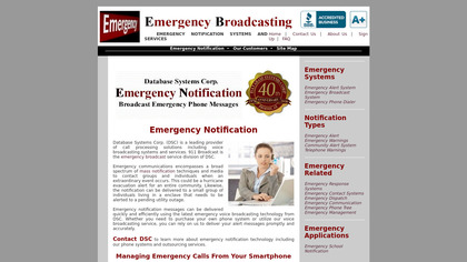 DSC Emergency Notification image