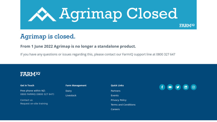 Agrimap Landing Page