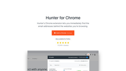 Email Hunter for Chrome image