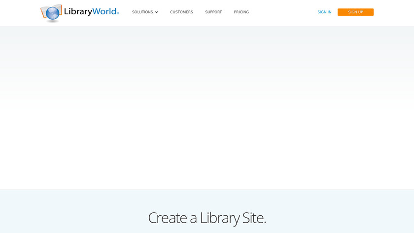 LibraryWorld Landing Page