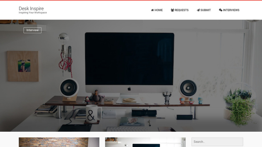 Desk Inspire Landing Page