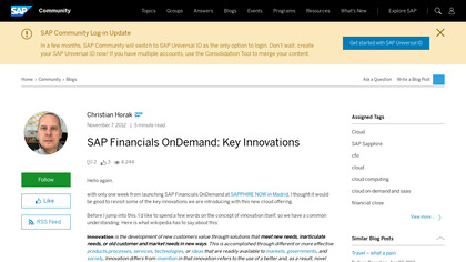 SAP Financials OnDemand image