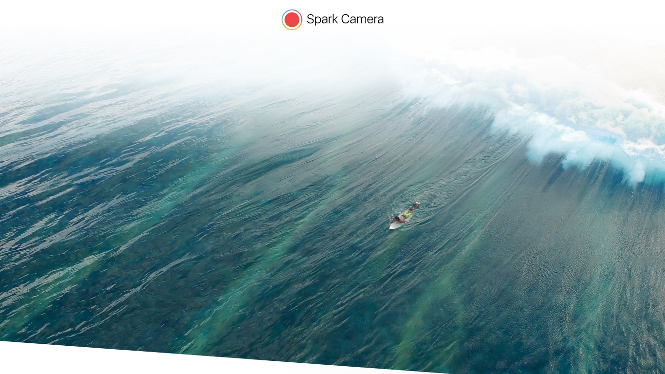 Spark Camera Landing page