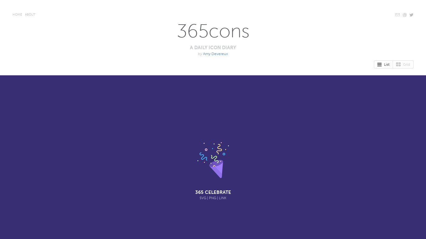 365cons Landing page