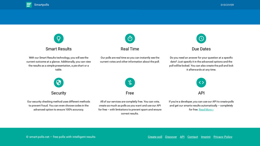 Smartpolls Landing Page