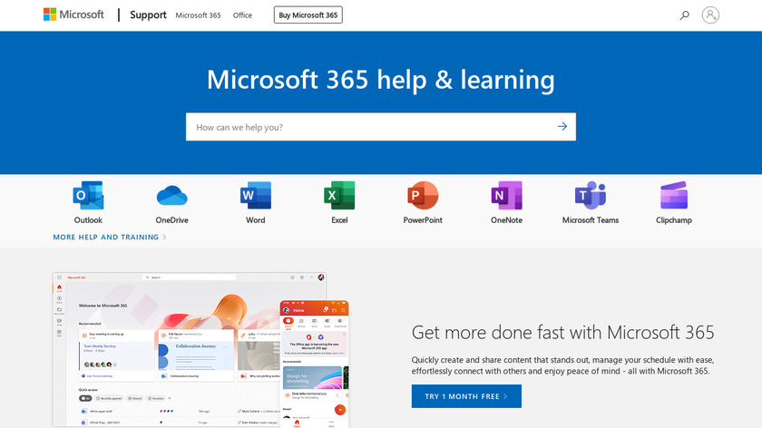 Microsoft Invoicing Landing Page