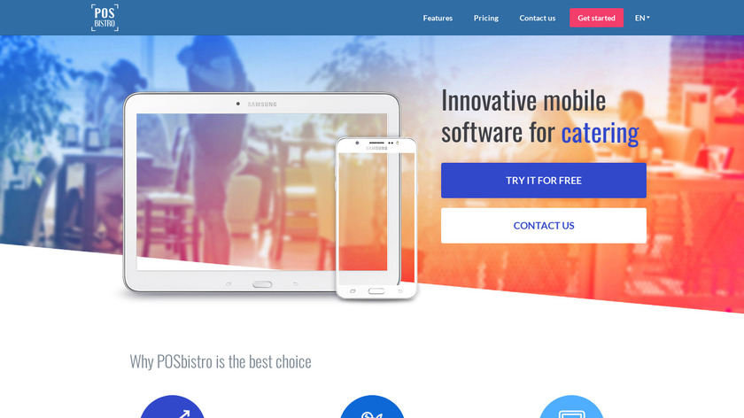 POSbistro Landing Page
