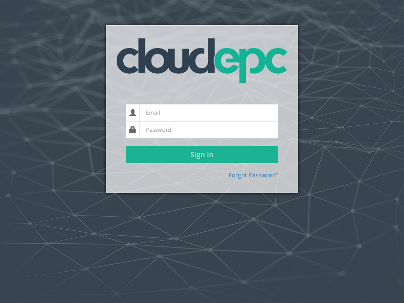 Cloud EPC Landing page