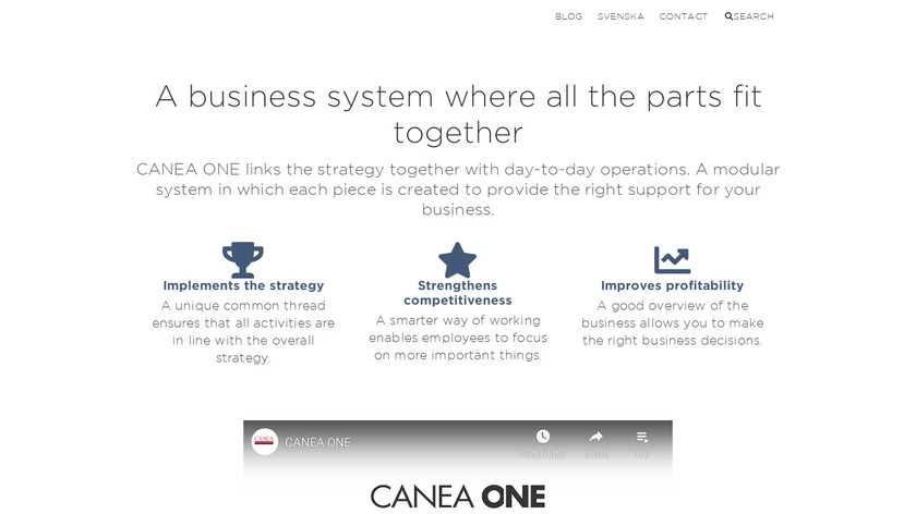 CANEA ONE Landing Page