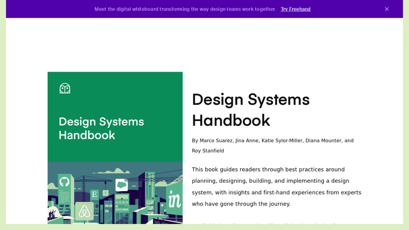 Design Systems Handbook by DesignBetter.Co Landing Page