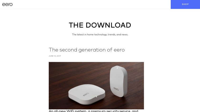 eero Beacon & eero Plus Landing Page