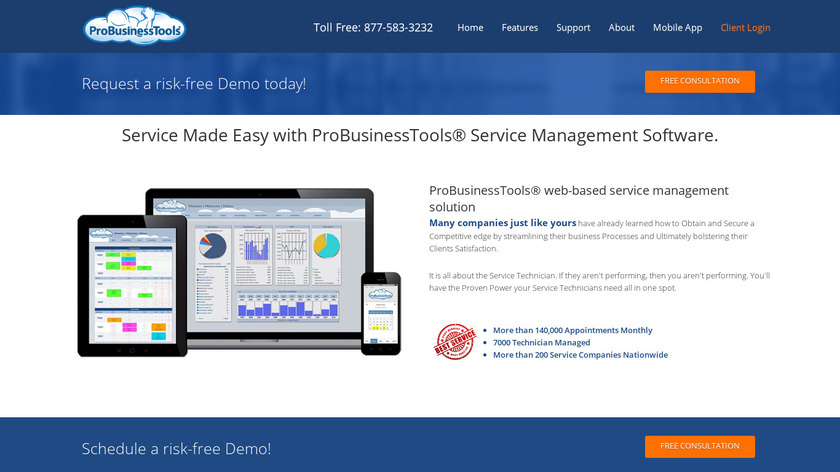 ProBusinessTools Landing Page