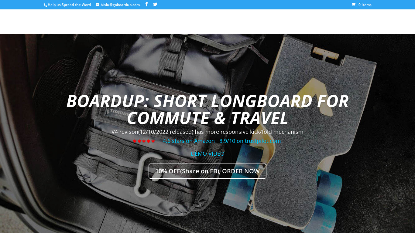 BoardUp Landing page