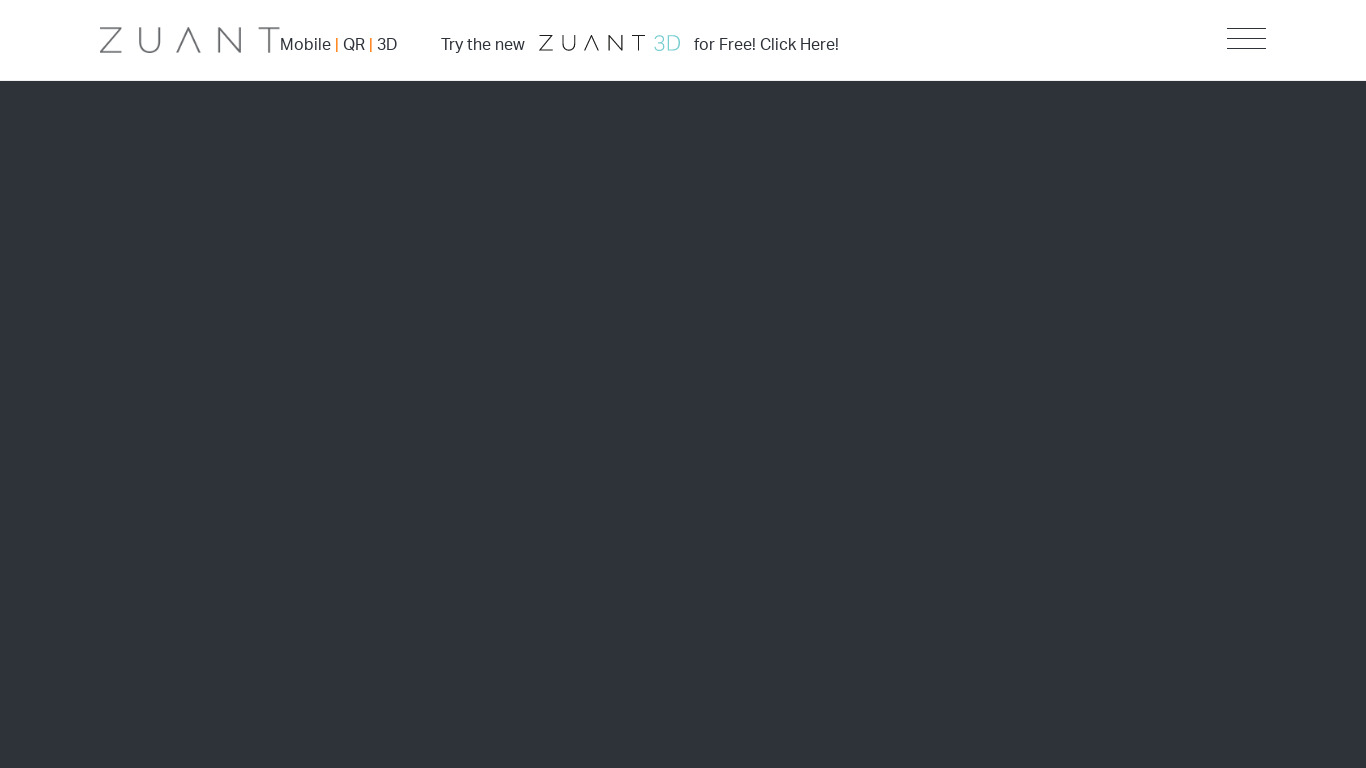 Zuant Landing page