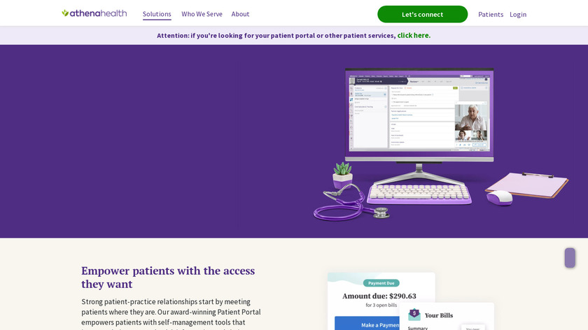 athenaCommunicator Landing Page