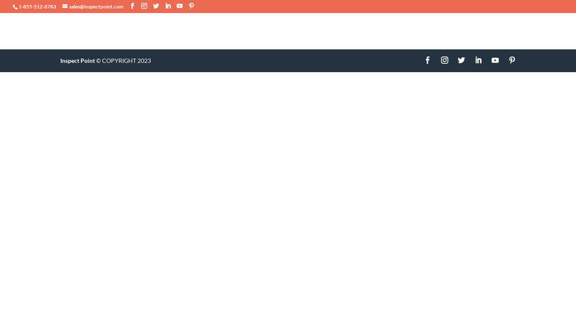 Inspect Point Landing Page