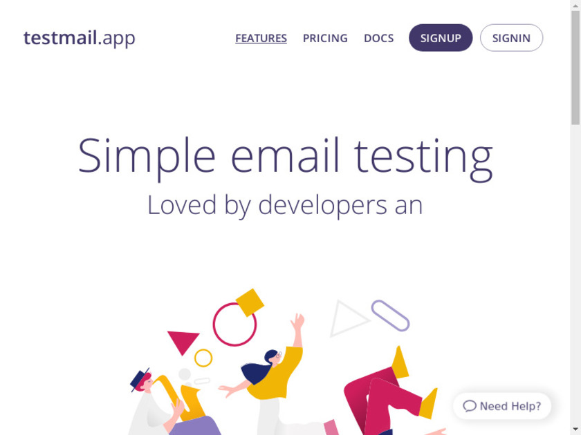 testmail.app Landing Page