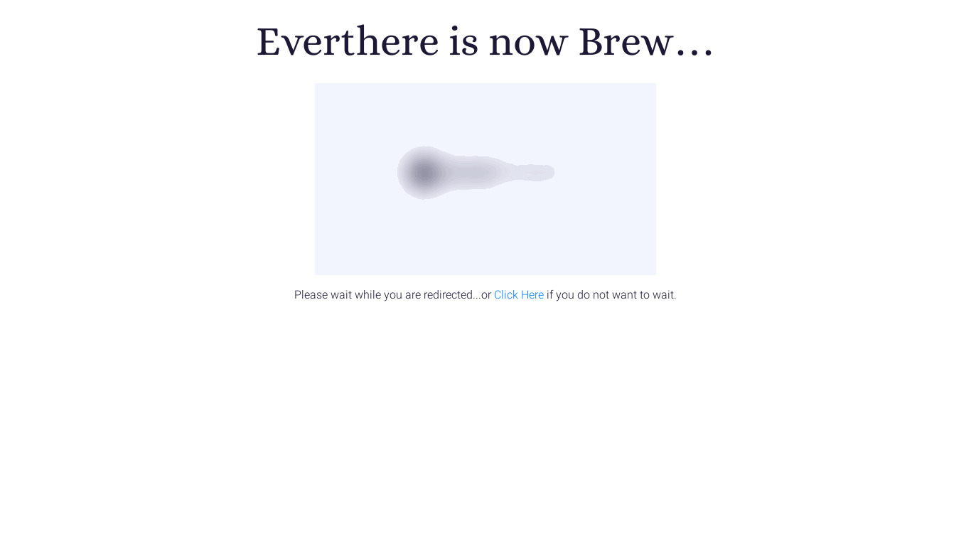 EverThere Landing page