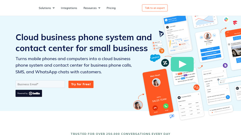 Spoke Phone Landing Page