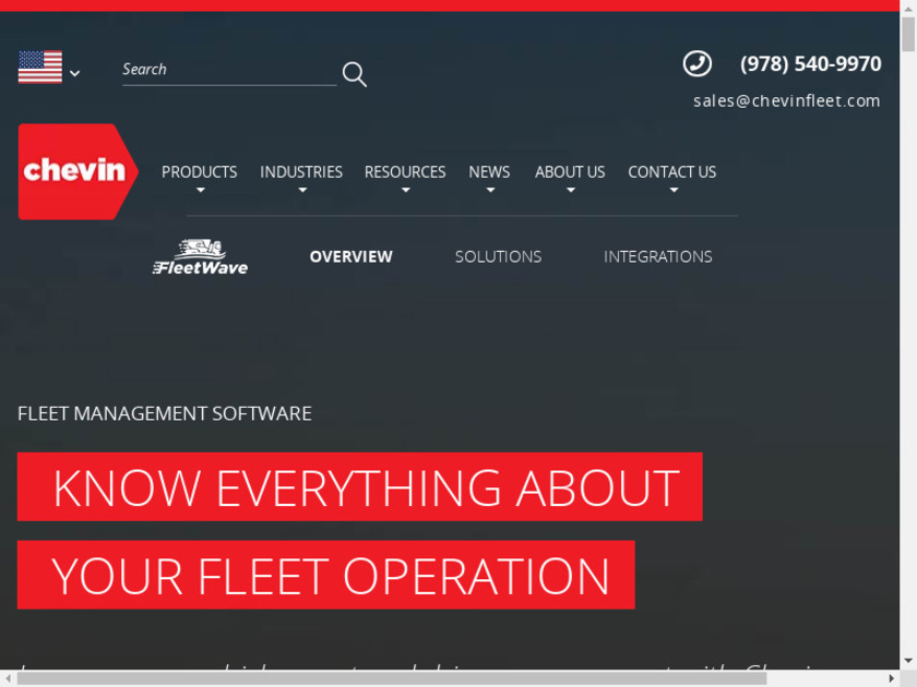 chevinfleet.com FleetWave Landing Page