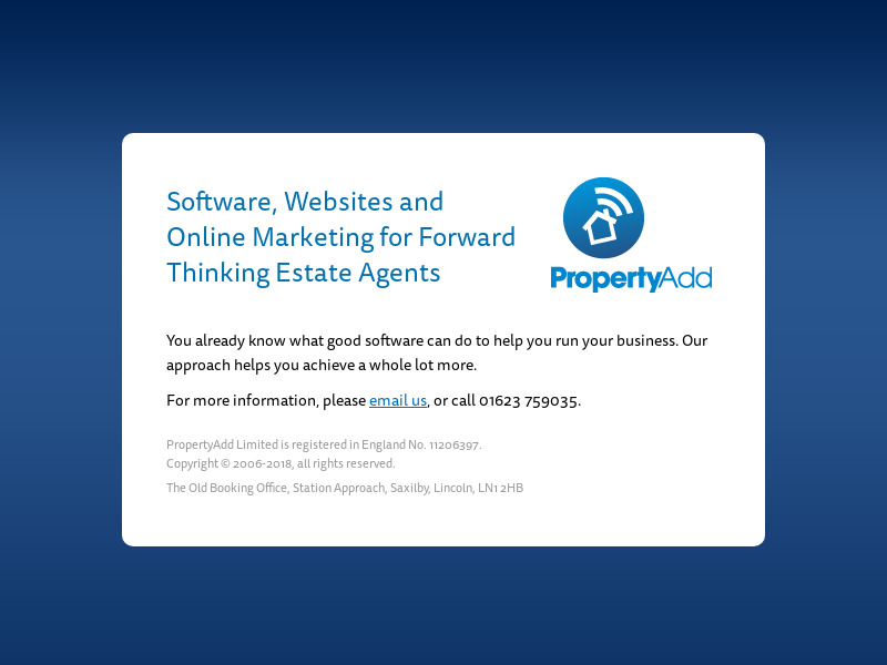 PropertyADD Landing page