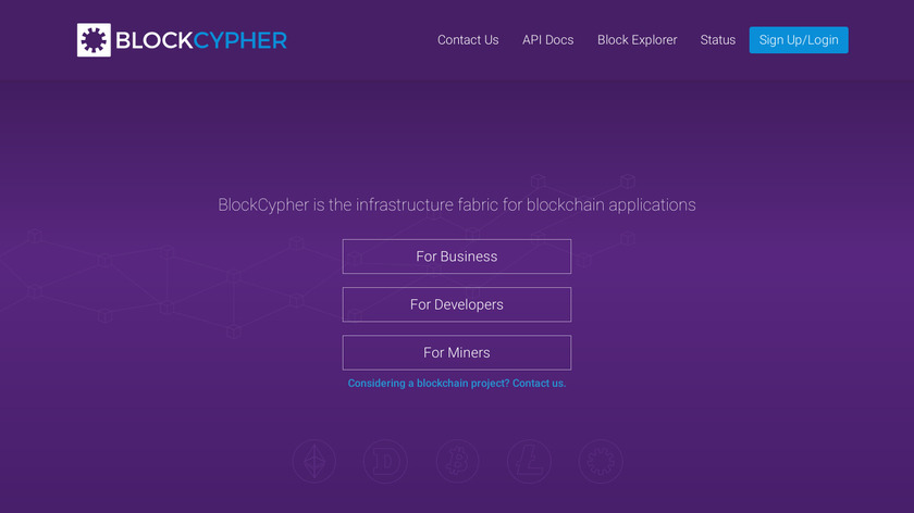 BlockCypher Landing Page