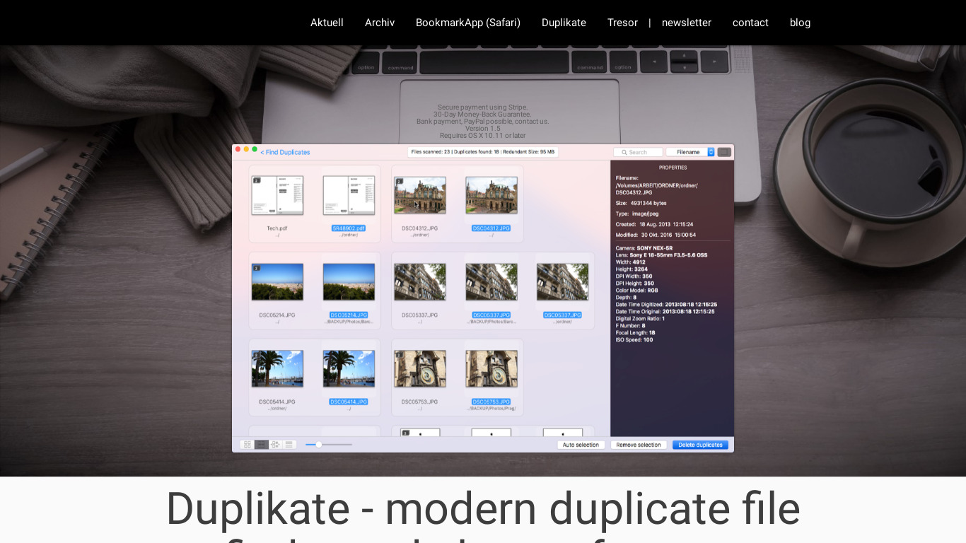 appssalon.de Duplikate Landing page