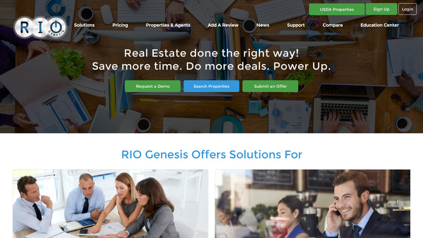 RIO Genesis Landing Page