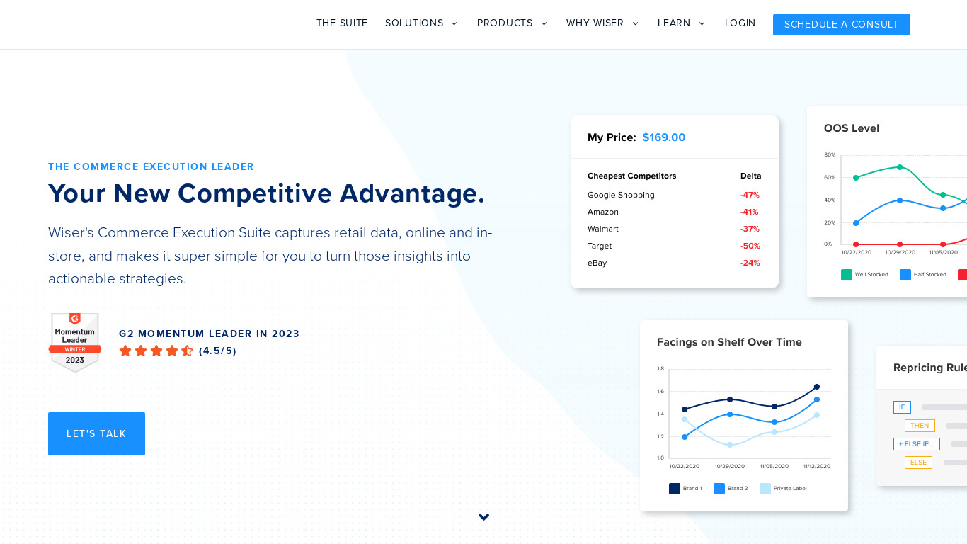 RW3 Technologies Landing page