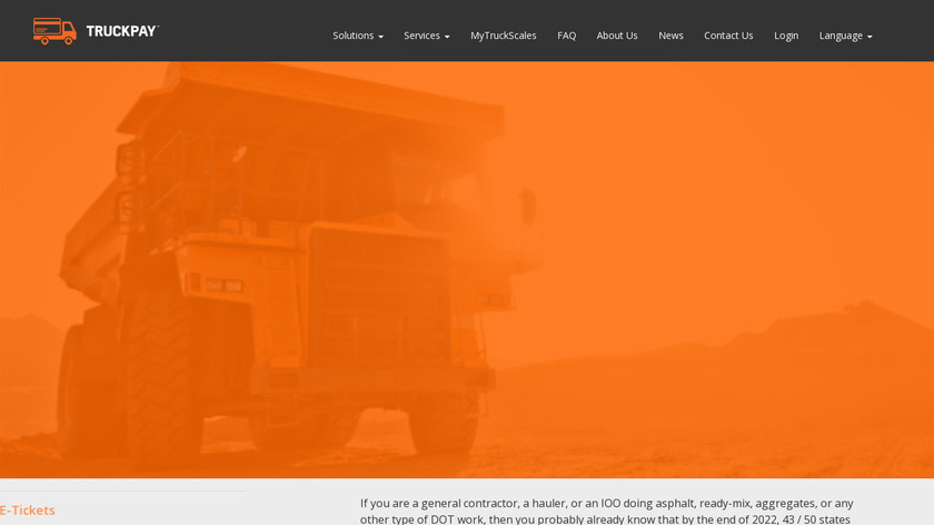TruckPay Landing Page